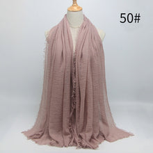 Load image into Gallery viewer, Women Islam Maxi Crinkle Cloud Hijab Scarf Shawl Muslim Long Shawl Stole Wrap