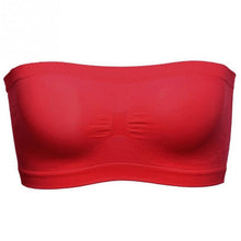 Load image into Gallery viewer, Women Lady Tube Top Bra Bandeau Underwear Sexy Wrapped Chest Strapless Muply Girls Breathable Stretch Layer Seamless Crop Tops