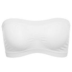 Women Lady Tube Top Bra Bandeau Underwear Sexy Wrapped Chest Strapless Muply Girls Breathable Stretch Layer Seamless Crop Tops