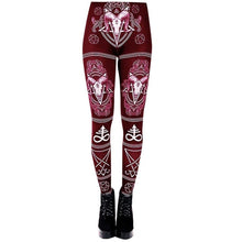 Load image into Gallery viewer, Women Leggings For Fitness Fashion Ladies Casual Printing High Waist Long Leggins Gothic Legging Leginsy Roupa De Academia#JY