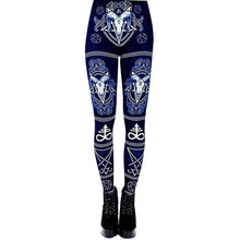 Load image into Gallery viewer, Women Leggings For Fitness Fashion Ladies Casual Printing High Waist Long Leggins Gothic Legging Leginsy Roupa De Academia#JY