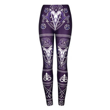 Load image into Gallery viewer, Women Leggings For Fitness Fashion Ladies Casual Printing High Waist Long Leggins Gothic Legging Leginsy Roupa De Academia#JY
