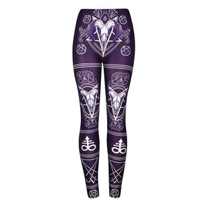 Women Leggings For Fitness Fashion Ladies Casual Printing High Waist Long Leggins Gothic Legging Leginsy Roupa De Academia#JY