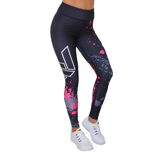 Women Leggings Slim High Waist Elasticity Leggings Fitness Printing Leggins Breathable Woman Pants Leggings Push Up Leggins#JY