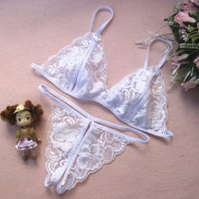Load image into Gallery viewer, Women Lingerie Sexy Hot Erotic Underwear Transparent baby doll Exotic Apparel Babydoll Lingerie Sexy Bra + T Pants Sexy Costumes