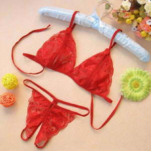 Women Lingerie Sexy Hot Erotic Underwear Transparent baby doll Exotic Apparel Babydoll Lingerie Sexy Bra + T Pants Sexy Costumes
