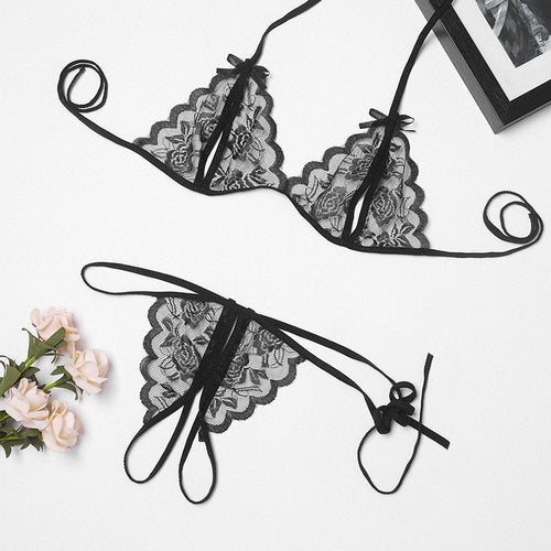 Women Lingerie Sexy Hot Erotic Underwear Transparent baby doll Exotic Apparel Babydoll Lingerie Sexy Bra + T Pants Sexy Costumes