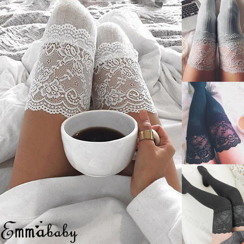 Women Socks Stockings Warm Thigh High Over the Knee Socks Long Cotton Lace up Stockings medias Sexy Stockings