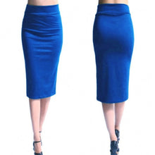 Load image into Gallery viewer, Women&#39;s Summer Skirt High Waist Bodycon Skirts 2019 Summer Bottom Knee-Length Sheath Skirt for Female Faldas Mujer Moda