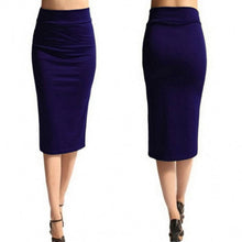 Load image into Gallery viewer, Women&#39;s Summer Skirt High Waist Bodycon Skirts 2019 Summer Bottom Knee-Length Sheath Skirt for Female Faldas Mujer Moda