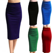 Load image into Gallery viewer, Women&#39;s Summer Skirt High Waist Bodycon Skirts 2019 Summer Bottom Knee-Length Sheath Skirt for Female Faldas Mujer Moda