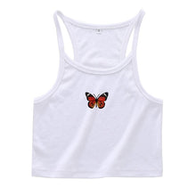 Load image into Gallery viewer, Womens Summer Camis Tanks Tops Sleeveless Cotton Bustier Unpadded Bandeau Bra Vest Crop Top Seamless Tees