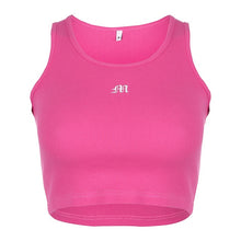 Load image into Gallery viewer, Womens Summer Camis Tanks Tops Sleeveless Cotton Bustier Unpadded Bandeau Bra Vest Crop Top Seamless Tees
