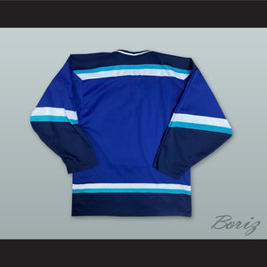 Worcester Ice Cats Blue Hockey Jersey