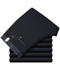 Load image into Gallery viewer, Work Pants Men's Suit Dress Casual Straight Business Classic Office Formal Pant Big Size Non-Iron Trousers Male High Waist Pants