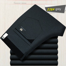 Load image into Gallery viewer, Work Pants Men's Suit Dress Casual Straight Business Classic Office Formal Pant Big Size Non-Iron Trousers Male High Waist Pants