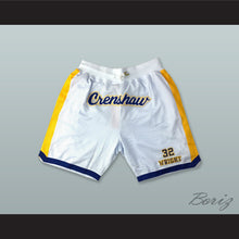 Load image into Gallery viewer, Monica Wright 32 Crenshaw High School White Basketball Shorts