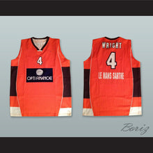 Load image into Gallery viewer, Wright 4 France Orange Basketball Jersey