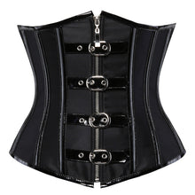 Load image into Gallery viewer, XS-3XL Sexy Women&#39;s Gothic Steampunk Corset Steel Boned Underbust Corsets and Bustiers Shapewear Waist Trainer Cincher Corselet