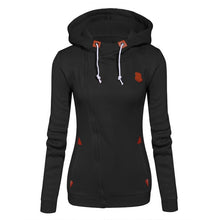 Load image into Gallery viewer, XUANSHOW 2019 Women Fashion Fleeces Sweatshirts Hooded Candy Colors Solid Sweatshirt Long Sleeve Zip Up Clothing Sudaderas Mujer