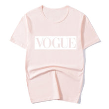 Load image into Gallery viewer, XUANSHOW 2020 Summer Fashion Women T Shirt Tops VOGUE Letters Casual Female T-shirts Streetwear Plus size S-XXXL Camiseta Mujer