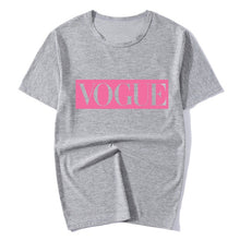 Load image into Gallery viewer, XUANSHOW 2020 Summer Fashion Women T Shirt Tops VOGUE Letters Casual Female T-shirts Streetwear Plus size S-XXXL Camiseta Mujer