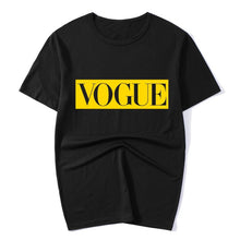 Load image into Gallery viewer, XUANSHOW 2020 Summer Fashion Women T Shirt Tops VOGUE Letters Casual Female T-shirts Streetwear Plus size S-XXXL Camiseta Mujer