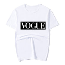 Load image into Gallery viewer, XUANSHOW 2020 Summer Fashion Women T Shirt Tops VOGUE Letters Casual Female T-shirts Streetwear Plus size S-XXXL Camiseta Mujer