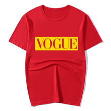 Load image into Gallery viewer, XUANSHOW 2020 Summer Fashion Women T Shirt Tops VOGUE Letters Casual Female T-shirts Streetwear Plus size S-XXXL Camiseta Mujer
