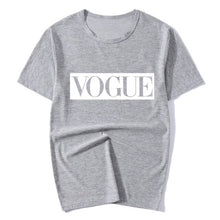 Load image into Gallery viewer, XUANSHOW 2020 Summer Fashion Women T Shirt Tops VOGUE Letters Casual Female T-shirts Streetwear Plus size S-XXXL Camiseta Mujer