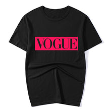 Load image into Gallery viewer, XUANSHOW 2020 Summer Fashion Women T Shirt Tops VOGUE Letters Casual Female T-shirts Streetwear Plus size S-XXXL Camiseta Mujer