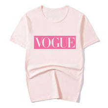 Load image into Gallery viewer, XUANSHOW 2020 Summer Fashion Women T Shirt Tops VOGUE Letters Casual Female T-shirts Streetwear Plus size S-XXXL Camiseta Mujer