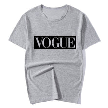 Load image into Gallery viewer, XUANSHOW 2020 Summer Fashion Women T Shirt Tops VOGUE Letters Casual Female T-shirts Streetwear Plus size S-XXXL Camiseta Mujer