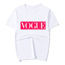 Load image into Gallery viewer, XUANSHOW 2020 Summer Fashion Women T Shirt Tops VOGUE Letters Casual Female T-shirts Streetwear Plus size S-XXXL Camiseta Mujer