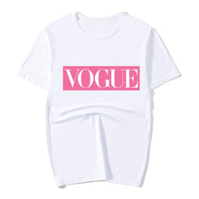 Load image into Gallery viewer, XUANSHOW 2020 Summer Fashion Women T Shirt Tops VOGUE Letters Casual Female T-shirts Streetwear Plus size S-XXXL Camiseta Mujer
