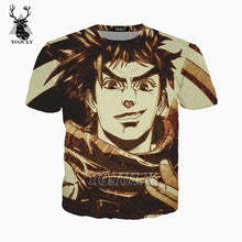Load image into Gallery viewer, YOJULY JoJo Bizarre Adventure Men 3D Print T-Shirt Anime Women Shirts Unisex Fashion Novelty Streetwear Funny t shirt tops TS03