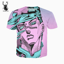 Load image into Gallery viewer, YOJULY JoJo Bizarre Adventure Men 3D Print T-Shirt Anime Women Shirts Unisex Fashion Novelty Streetwear Funny t shirt tops TS03