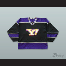 Load image into Gallery viewer, Yahoo 55 Black Hockey Jersey