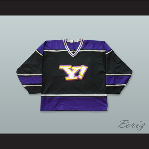 Yahoo 55 Black Hockey Jersey