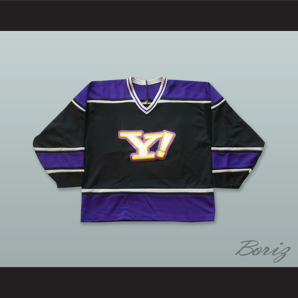 Yahoo 55 Black Hockey Jersey