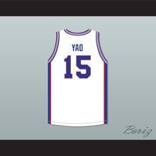 Load image into Gallery viewer, Yao Ming 15 Shanghai Sharks White Basketball Jersey with CBA Patch