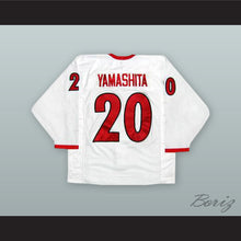 Load image into Gallery viewer, Yohei Yamashita 20 Japan National Team White Hockey Jersey