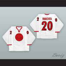 Load image into Gallery viewer, Yohei Yamashita 20 Japan National Team White Hockey Jersey