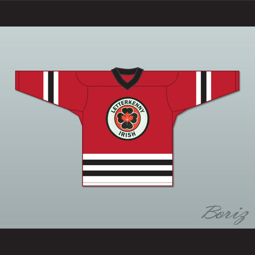 Yorkie 5 Letterkenny Irish Red Hockey Jersey