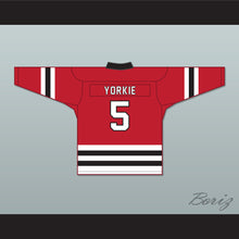 Load image into Gallery viewer, Yorkie 5 Letterkenny Irish Red Hockey Jersey