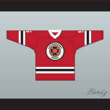 Load image into Gallery viewer, Yorkie 5 Letterkenny Irish Red Alternate Hockey Jersey