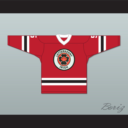 Yorkie 5 Letterkenny Irish Red Alternate Hockey Jersey