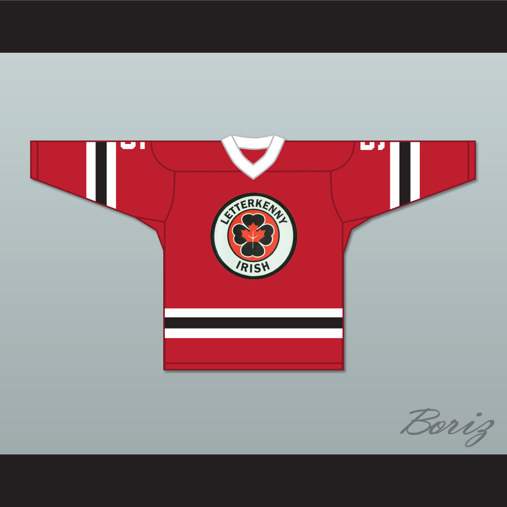 Yorkie 5 Letterkenny Irish Red Alternate Hockey Jersey