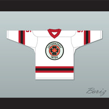 Load image into Gallery viewer, Yorkie 5 Letterkenny Irish White Alternate Hockey Jersey