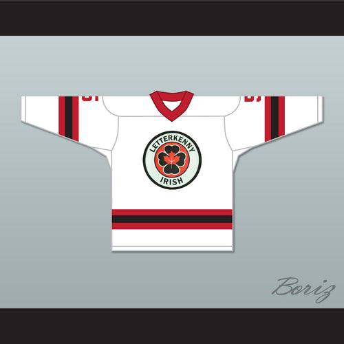 Yorkie 5 Letterkenny Irish White Alternate Hockey Jersey